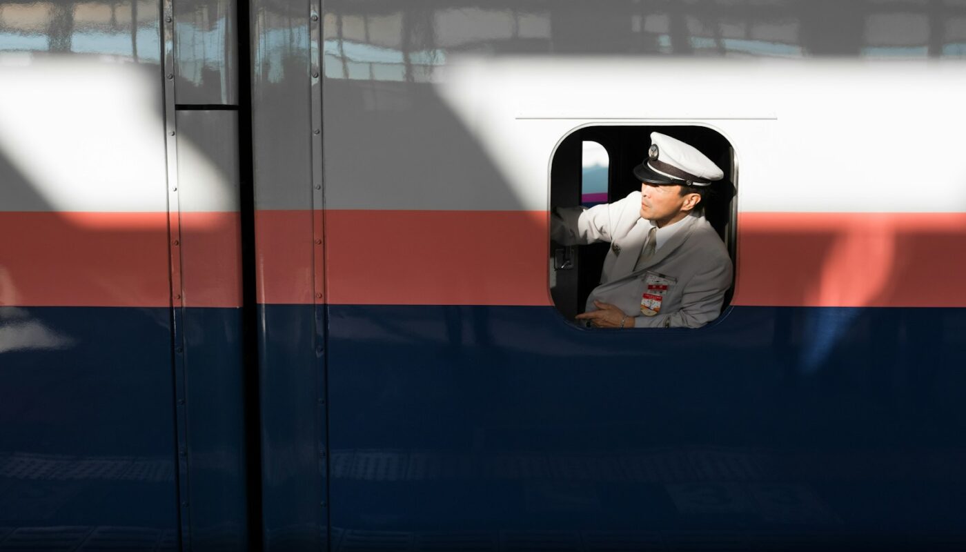 pilot sitting to opened window