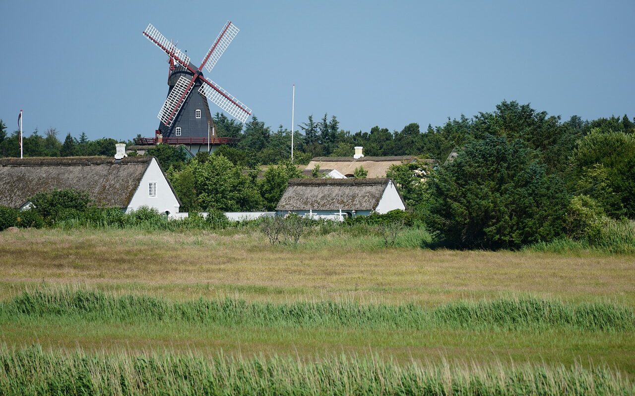 fanø, denmark, windmill, idyll, landscape, holiday, nature, sky, mill, scenic, fanø, fanø, fanø, fanø, fanø, denmark, denmark, denmark